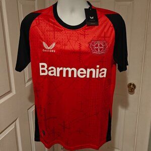 Bayer 04 Leverkusen 24/25 Home Jersey Castore NWT Men’s Sizes S-XL Soccer Shirt